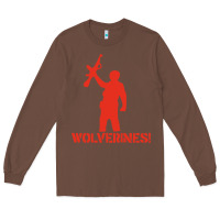 Chestnut red dawn wolverines Long Sleeve Tee - PixelWave