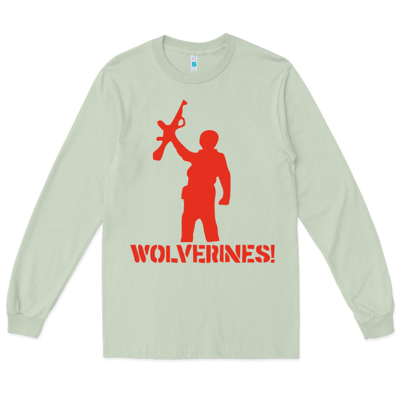 Red Dawn Wolverines Long Sleeve Tee by PixelWave | Teevron