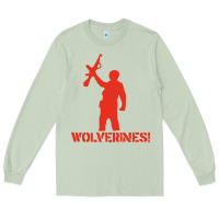 Matcha red dawn wolverines Long Sleeve Tee - PixelWave