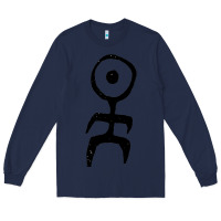 Navy Einsturzende Neubauten Long Sleeve Tee - PixelWave