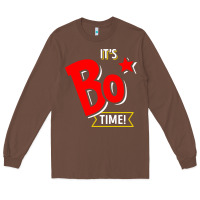 Chestnut it's bo time Long Sleeve Tee - PixelWave