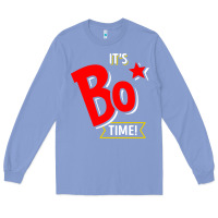 Colony Blue it's bo time Long Sleeve Tee - PixelWave