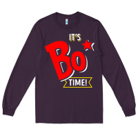 Plum it's bo time Long Sleeve Tee - PixelWave