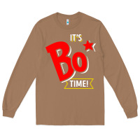 Toasted Coconut it's bo time Long Sleeve Tee - PixelWave