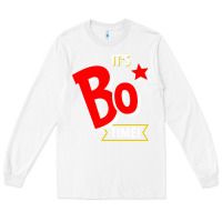 White it's bo time Long Sleeve Tee - PixelWave