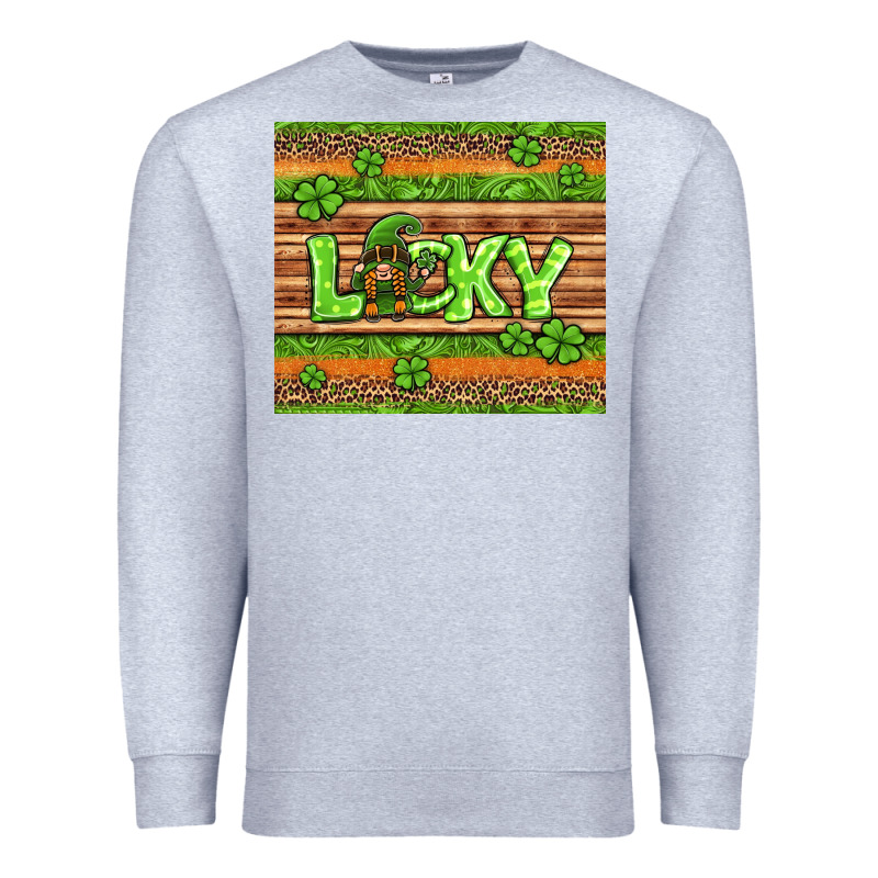 St Patricks Lucky Gnome Premium Sweatshirt by Jasminsmagicworld | Teevron