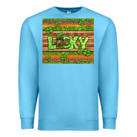 Ocean Blue st Patricks lucky gnome Premium Sweatshirt - Jasminsmagicworld