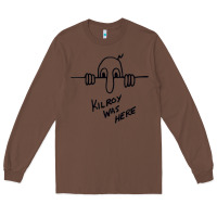 Chestnut Kilroy was here (on RedBubble) gift Long Sleeve Tee - PixelWave