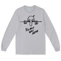 Moon Dust Kilroy was here (on RedBubble) gift Long Sleeve Tee - PixelWave