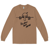 Toasted Coconut Kilroy was here (on RedBubble) gift Long Sleeve Tee - PixelWave