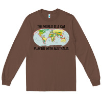 Chestnut the world is a cat playing with australia 2020 shirt Long Sleeve Tee - PixelWave