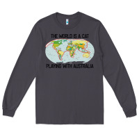 Smoke the world is a cat playing with australia 2020 shirt Long Sleeve Tee - PixelWave