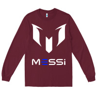 Burgundy messi Long Sleeve Tee - PixelWave