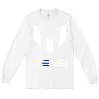 White messi Long Sleeve Tee - PixelWave