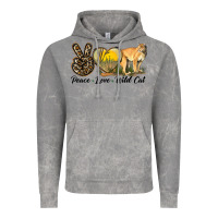 Cloud Rock Peace Love Wild cat Vintage Hoodie - LillyAllenDesigns