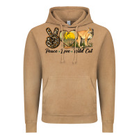 Vintage Camel Peace Love Wild cat Vintage Hoodie - LillyAllenDesigns