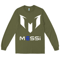 Army Green messi Long Sleeve Tee - PixelWave