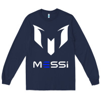 Navy messi Long Sleeve Tee - PixelWave