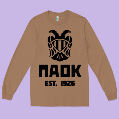 Paok Merch Long Sleeve Tee Designed By Pixelwave
