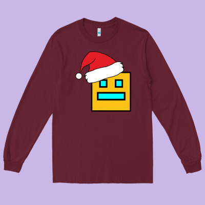 Geometry Dash Long Sleeve Tee Designed By Pixelwave