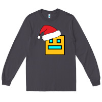 Smoke Geometry Dash Long Sleeve Tee - PixelWave