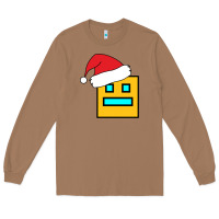 Toasted Coconut Geometry Dash Long Sleeve Tee - PixelWave
