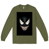 Army Green The venom Long Sleeve Tee - PixelWave