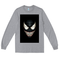 Heather Grey The venom Long Sleeve Tee - PixelWave
