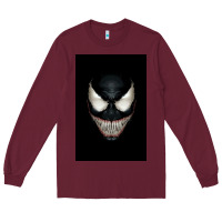Burgundy The venom Long Sleeve Tee - PixelWave