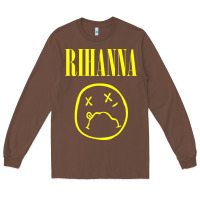 Chestnut Grunge Rihanna Long Sleeve Tee - PixelWave