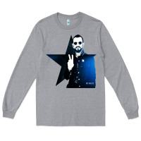 Heather Grey ringo starr 01 Long Sleeve Tee - PixelWave
