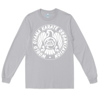 Moon Dust World Oyama Karate Organization ( white ) Long Sleeve Tee - PixelWave