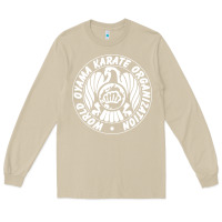 Mushroom World Oyama Karate Organization ( white ) Long Sleeve Tee - PixelWave