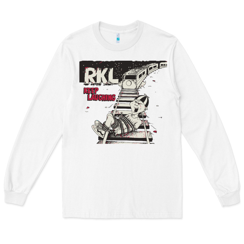 Rkl Keep Laughing Essential Long Sleeve Tee by PixelWave | Teevron