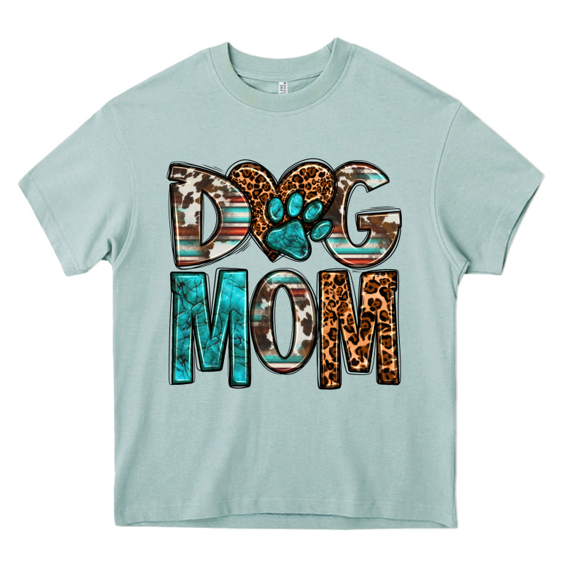 Dog Mom Heavy Core Tee by OliviaCreatesArt | Teevron