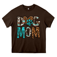 Chocolate Brown dog mom Heavy Core Tee - OliviaCreatesArt