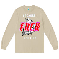 Mushroom because i fuck the fish Long Sleeve Tee - PixelWave