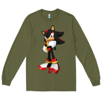 Army Green best of shadow Long Sleeve Tee - PixelWave