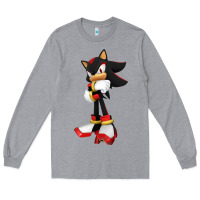 Heather Grey best of shadow Long Sleeve Tee - PixelWave