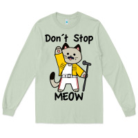 Matcha Don´t Stop Meow Long Sleeve Tee - PixelWave