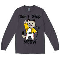 Smoke Don´t Stop Meow Long Sleeve Tee - PixelWave
