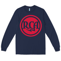 Navy rca radio tubes Long Sleeve Tee - PixelWave