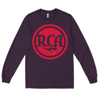 Plum rca radio tubes Long Sleeve Tee - PixelWave