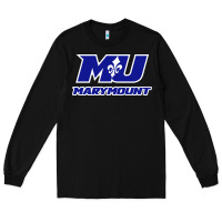 Black marymount university vectorized Long Sleeve Tee - PixelWave
