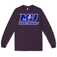 Plum marymount university vectorized Long Sleeve Tee - PixelWave