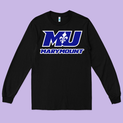 Marymount University Vectorized Long Sleeve Tee Designed By Pixelwave