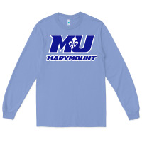 Colony Blue marymount university vectorized Long Sleeve Tee - PixelWave