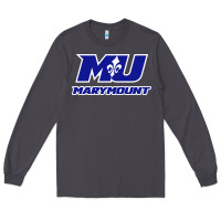 Smoke marymount university vectorized Long Sleeve Tee - PixelWave