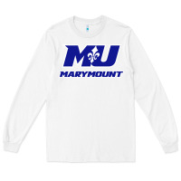 White marymount university vectorized Long Sleeve Tee - PixelWave
