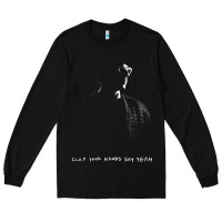 Black clap your hand say yeah Long Sleeve Tee - PixelWave